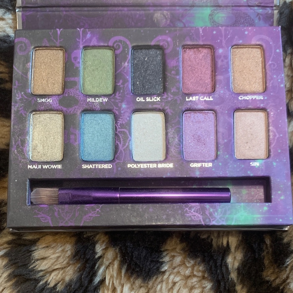 Urban Decay Eyeshadow Palette - Green, Blue, Purple, Gold